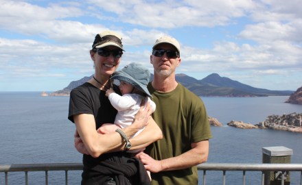 Jackie with James and Greg