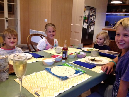 Poppy and her big friends