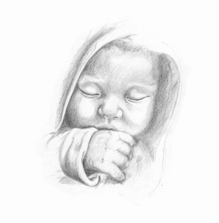 Baby Sleeping by Martin-Lyne