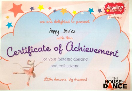 Angelina Ballerina Recital