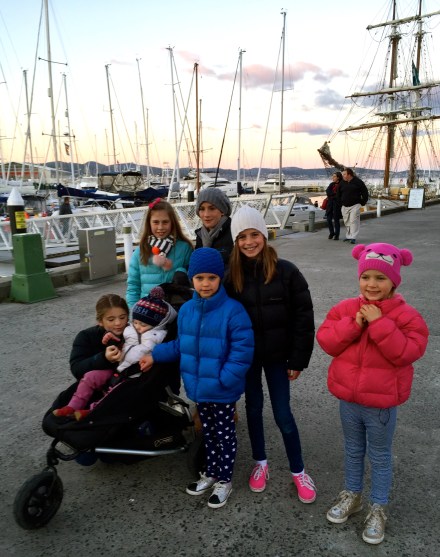 The girls and James!