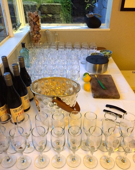 The bar is ready to go