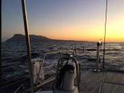 Sunset over Maria Island