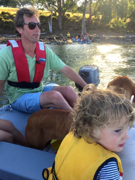 Heading back to the boat