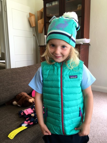 Poppy in her new gear