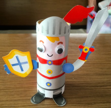 Mike the Knight - craft on board